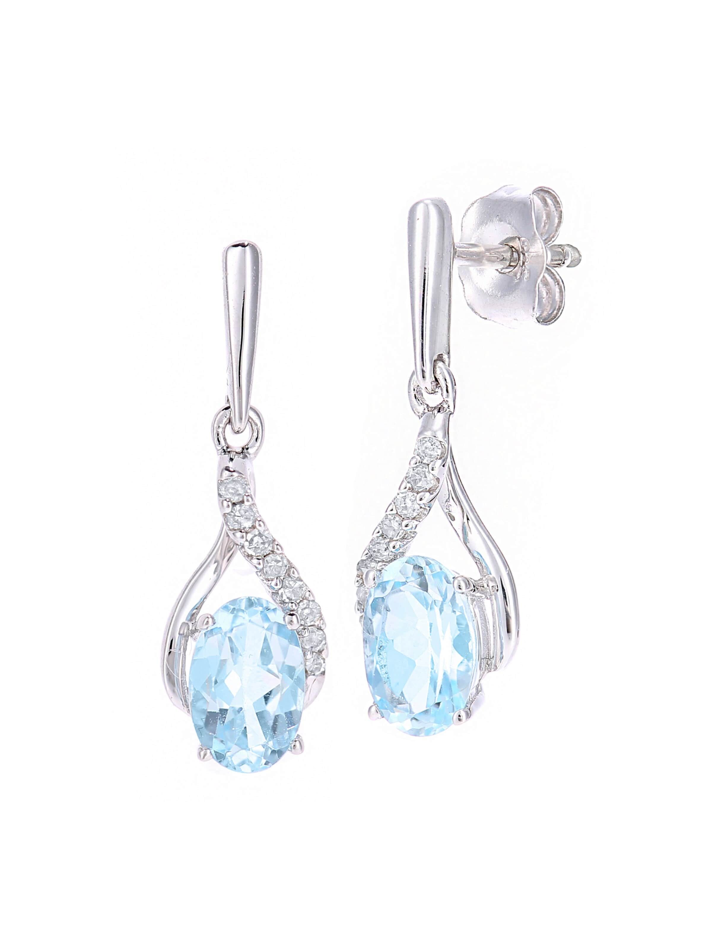 DIAMANT LETERNEL Earrings in Silver: front