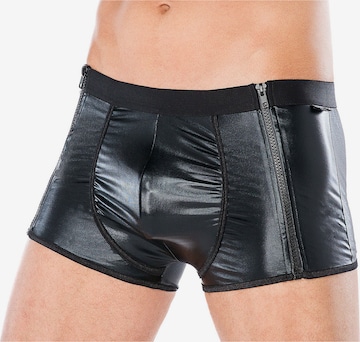 Andalea Boxershorts 'Wetlook-Boxer' in Schwarz: Vorderseite