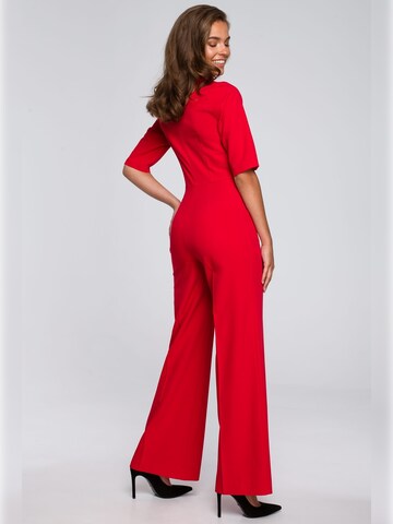 Stylove - Jumpsuit 'S243' en rojo