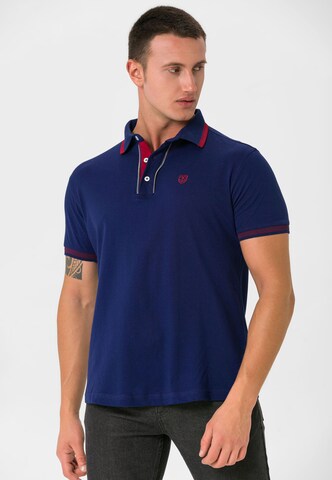 Jimmy Sanders Poloshirt in Blau: predná strana