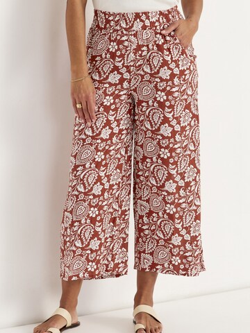 Wide Leg Pantalon Cellbes of Sweden en rouge : devant