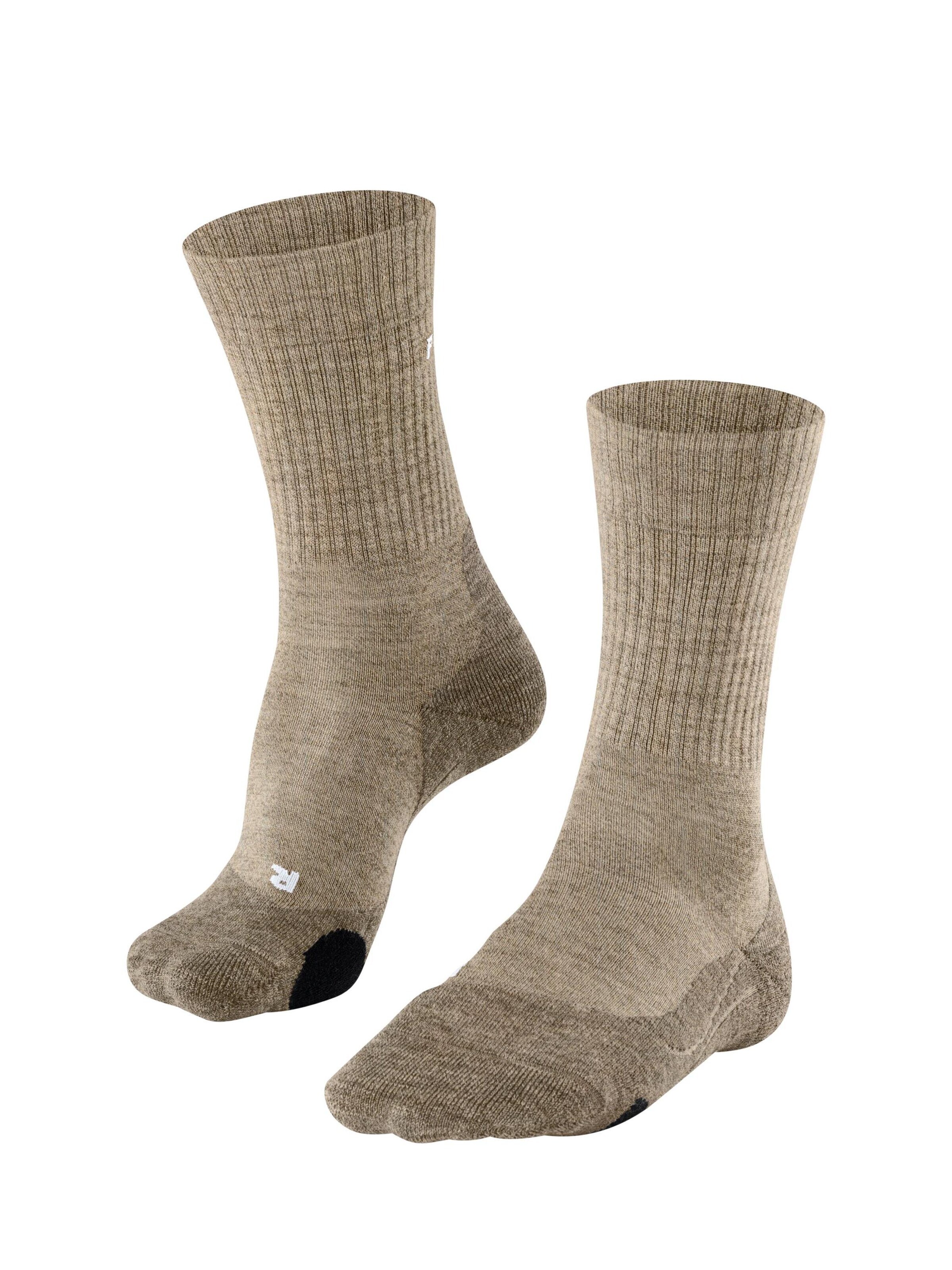 FALKE Sportsocken 'TK2 Explore Wool'‌‌ in Beige: Vorderseite