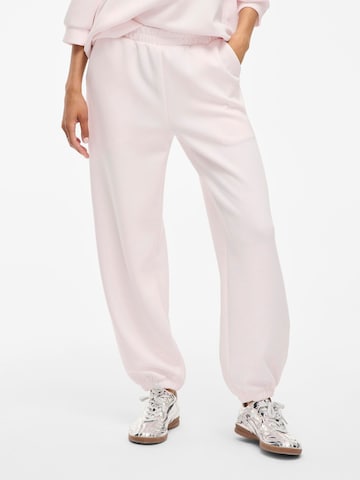 VILA Tapered Bukser 'VIReflect' i pink: forside