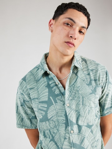 Iriedaily Regular fit Button Up Shirt 'Bananos' in Green