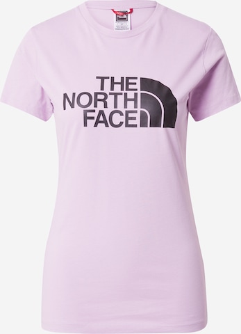 Tricou de la THE NORTH FACE pe mov: față