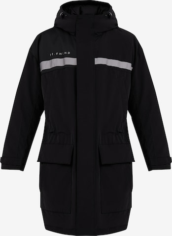 Finn Flare Winter Coat in Black: front