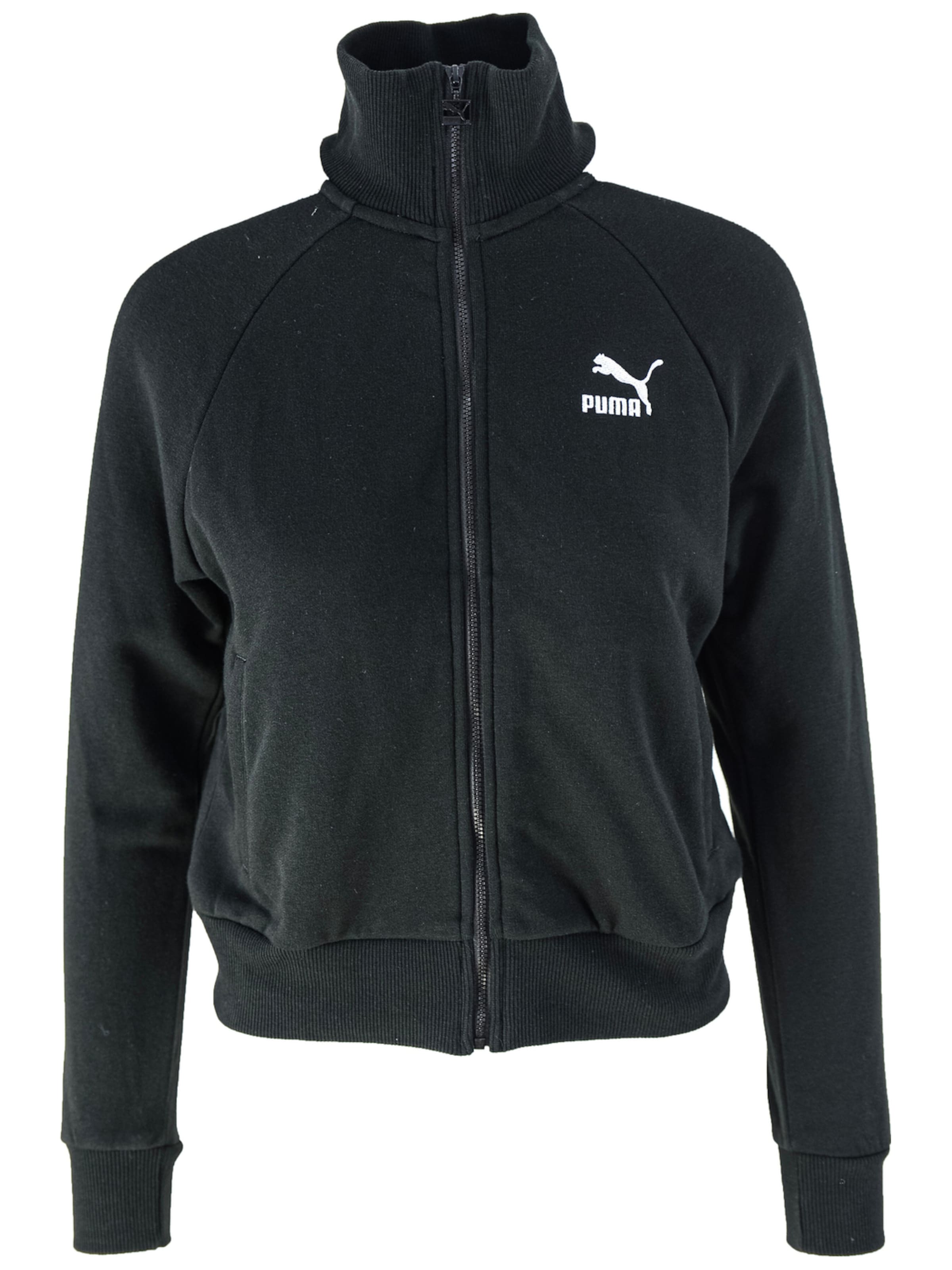 PUMA Sportjacke‌ in Schwarz: Vorderseite