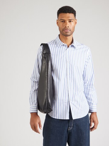 Coupe regular Chemise SELECTED HOMME en bleu : devant