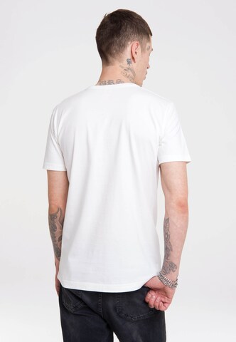 LOGOSHIRT Shirt 'Tom & Jerry' in White