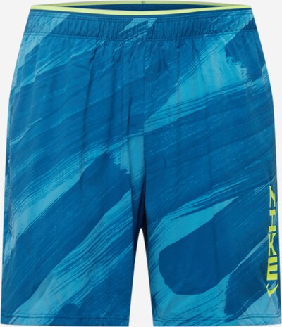 Pantaloni sport NIKE pe albastru / albastru deschis / verde stuf, Vizualizare produs