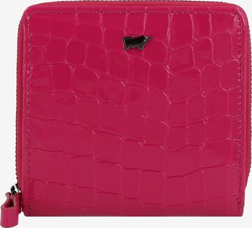 Braun Büffel Wallet 'Verona' in Pink: front