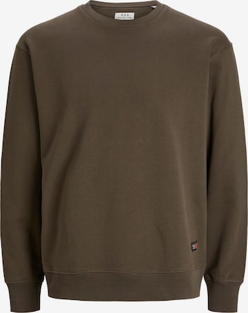 R.D.D. ROYAL DENIM DIVISION Sweatshirt 'Andy' in Brown: front