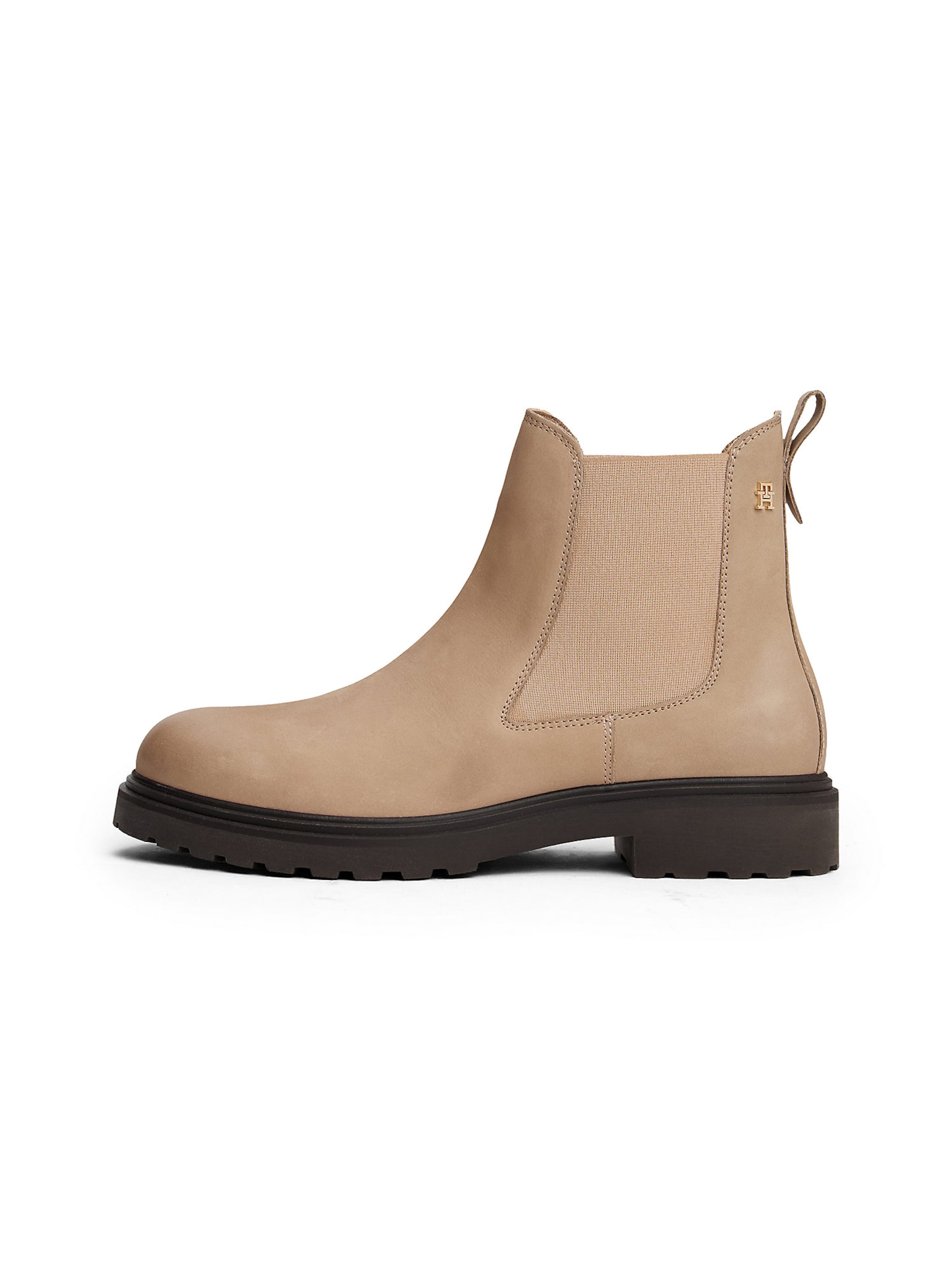TOMMY HILFIGER Chelsea boots in Beige: front