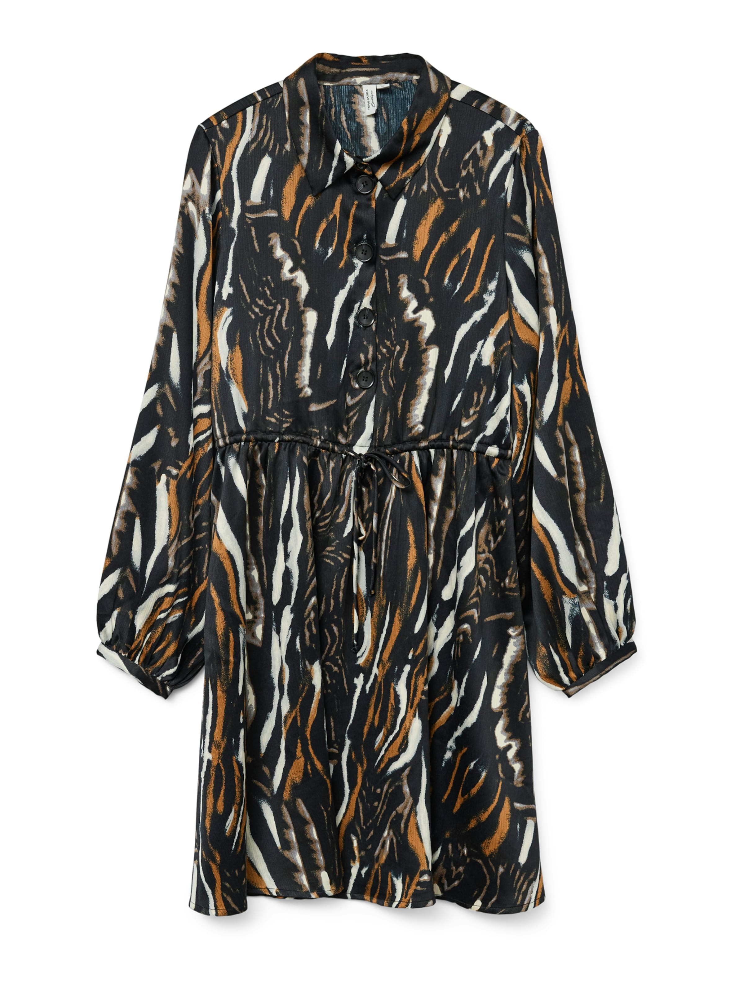 VERO MODA Shirt Dress 'VMFERNA' in Black: front