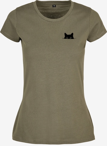 Urban Classics Shirt in Groen: voorkant