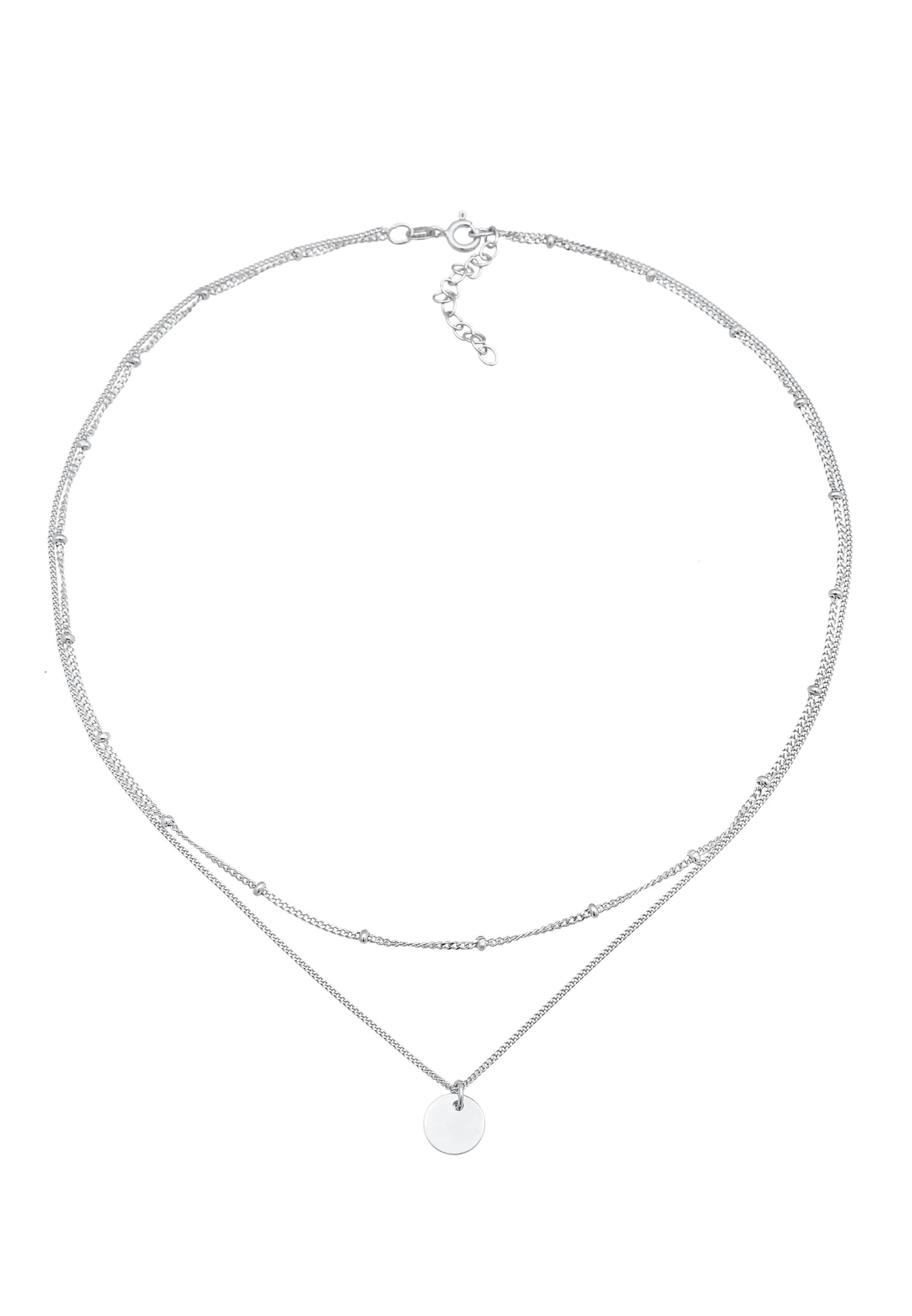 Chaîne ELLI en argent : devant