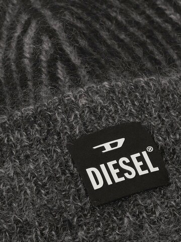 DIESEL Čepice 'K-EDRO-MOHAIR-CAP' – šedá