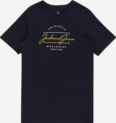 Jack & Jones Junior Shirt 'Elden' in navy / gelb / weiß, Produktansicht