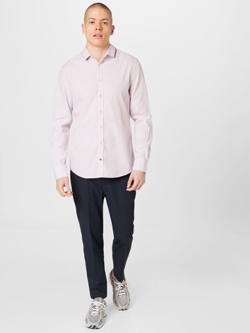 COLOURS & SONS Regular Fit Hemd in Pink