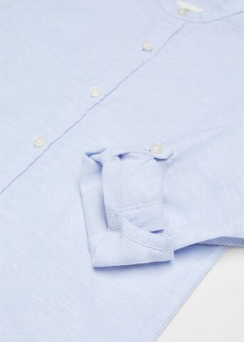 MANGO KIDS Regular fit Button Up Shirt 'Albert' in Blue
