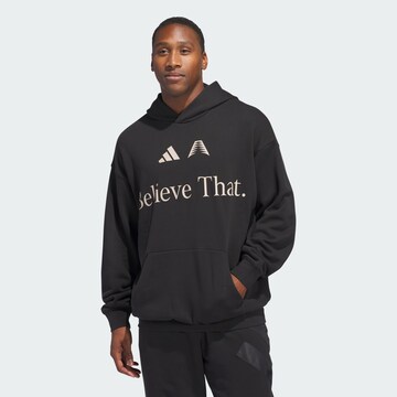 ADIDAS ORIGINALS Sweatshirt 'Anthony Edwards Believe That' in Zwart: voorkant