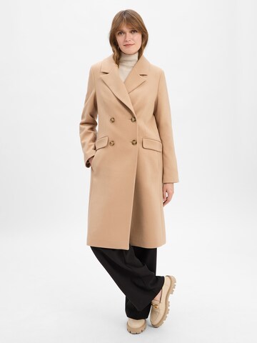 MORE & MORE Between-seasons coat in Beige: front