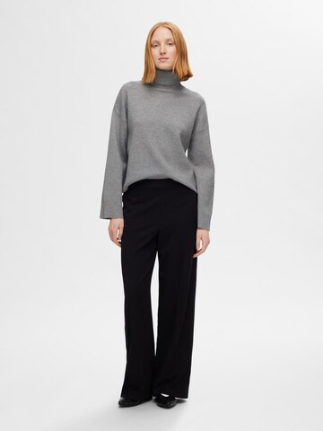 SELECTED FEMME Sweater 'KAMMA' in Grey