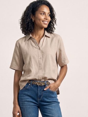 Camicia da donna di STREET ONE in beige: frontale