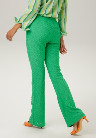 Aniston CASUAL Boot cut Pants in Green