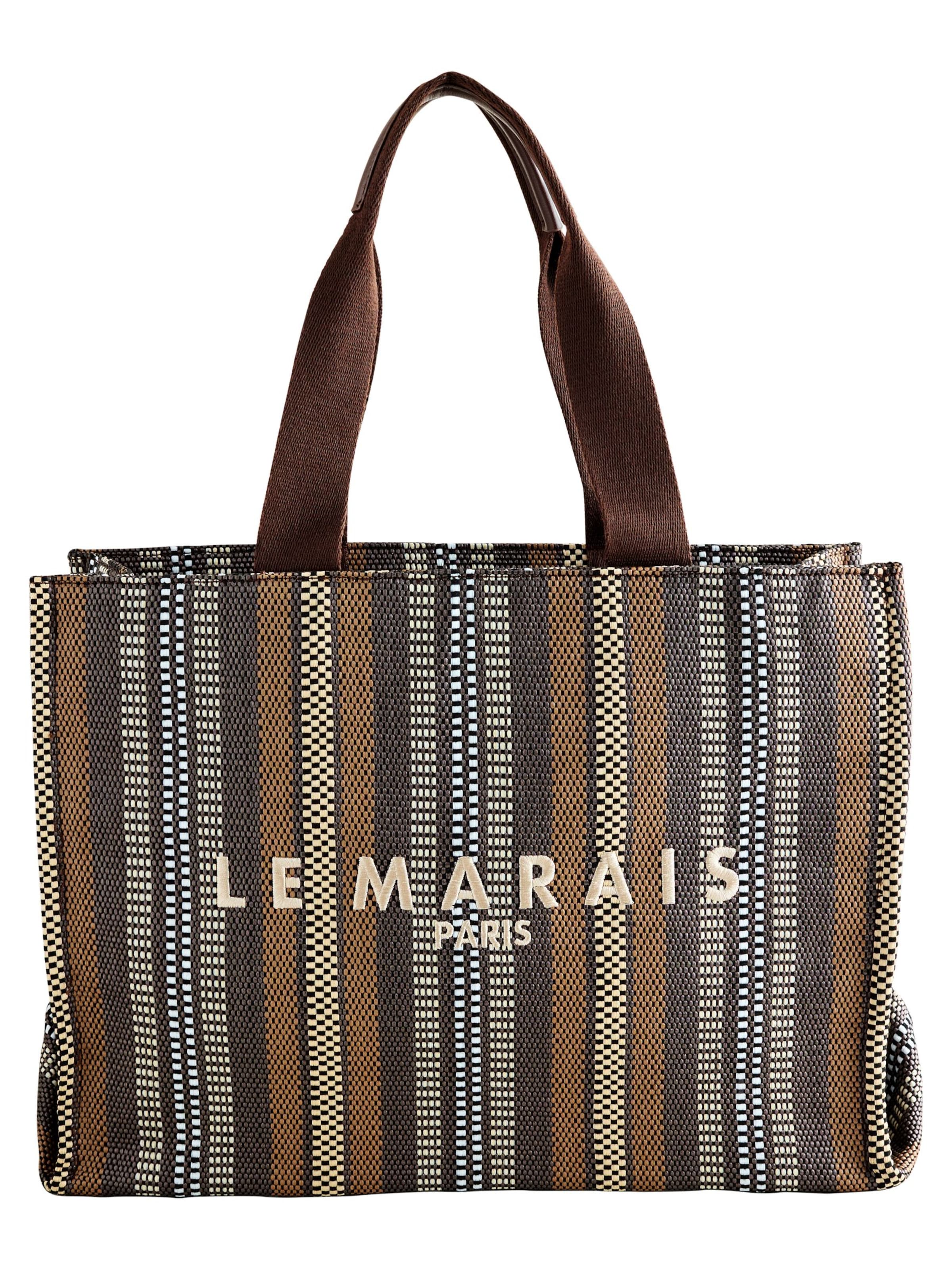 NextShopper torba - smeđa boja: prednji dio