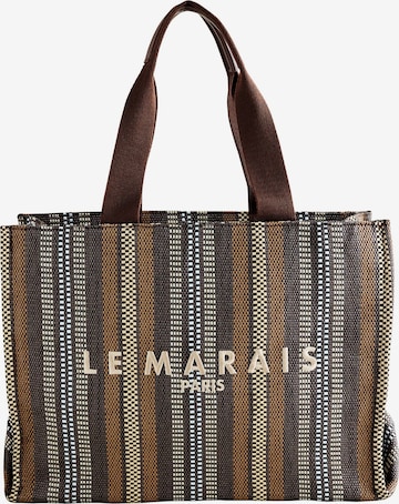 NextShopper torba - smeđa boja: prednji dio