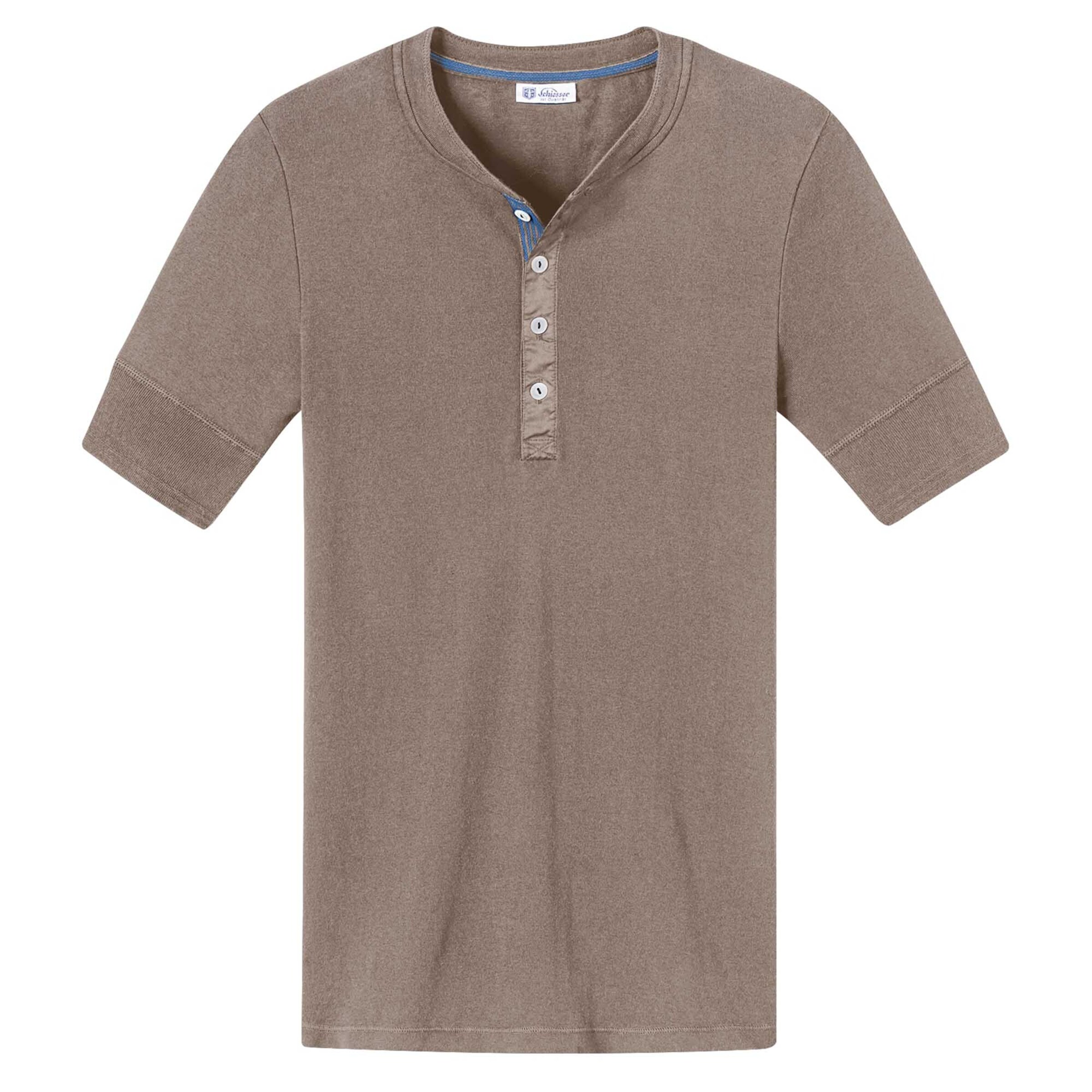 SCHIESSER REVIVAL Shirt in Brown: front