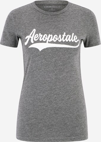 T-shirt 'JUNE' AÉROPOSTALE en gris : devant