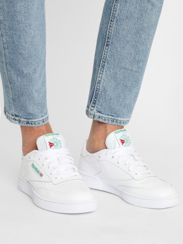 Reebok Platform trainers 'Club C 85' in White