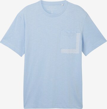 T-Shirt TOM TAILOR en bleu : devant