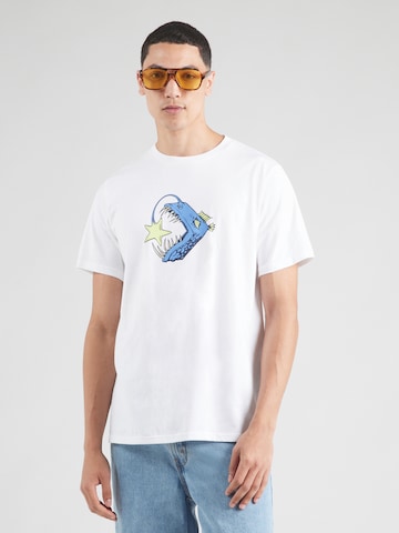 CONVERSE T-shirt 'MONSTER' i vit: framsida