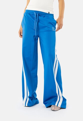 Elias Rumelis Wide Leg Hose 'Penni' in Blau: Vorderseite