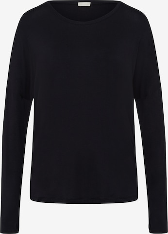 Hanro Longsleeve 'Yoga' in Schwarz: predná strana