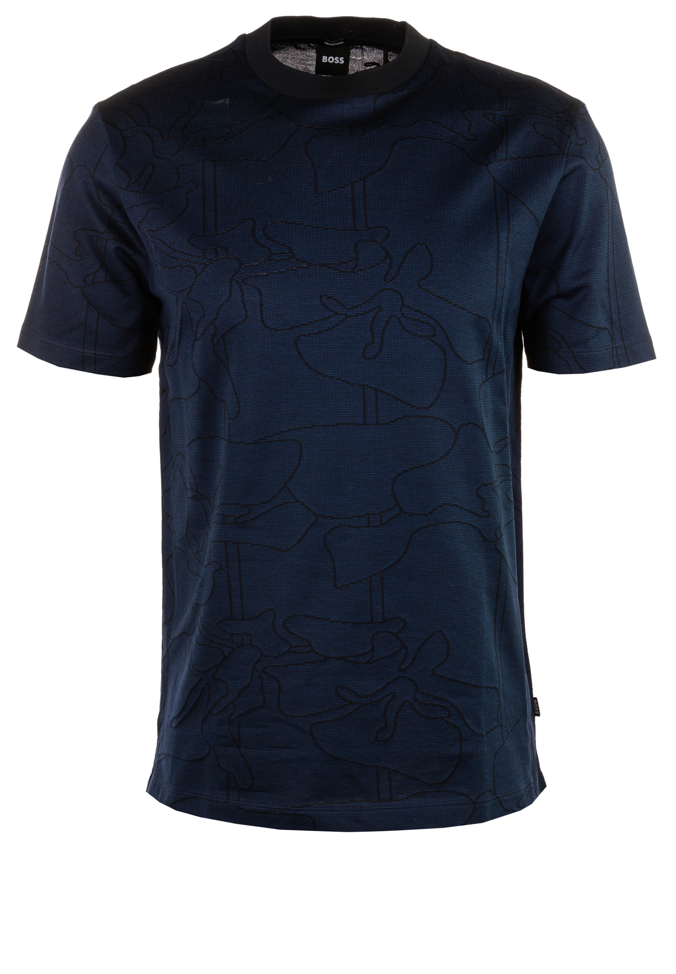 BOSS Shirt ' H-Thompson ' in Blue: front