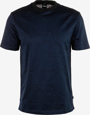 BOSS T-Shirt ' H-Thompson ' in Blau: Vorderseite