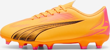 Chaussure de foot 'Ultra Play' PUMA en jaune : devant