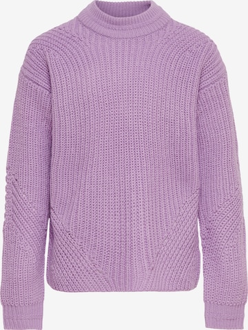 Pull-over 'Griley' KIDS ONLY en violet : devant