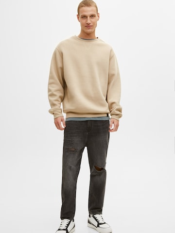 Pull&Bear Sweatshirt i beige