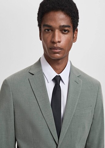 MANGO MAN Regular fit Suit Jacket 'Paris' in Green