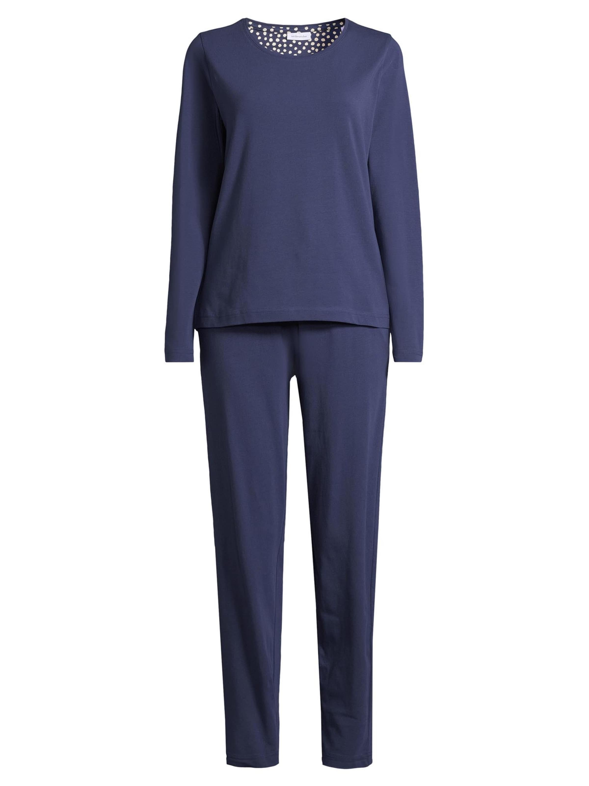 SEIDENSTICKER Pajama 'Light Stretch' in Blue: front