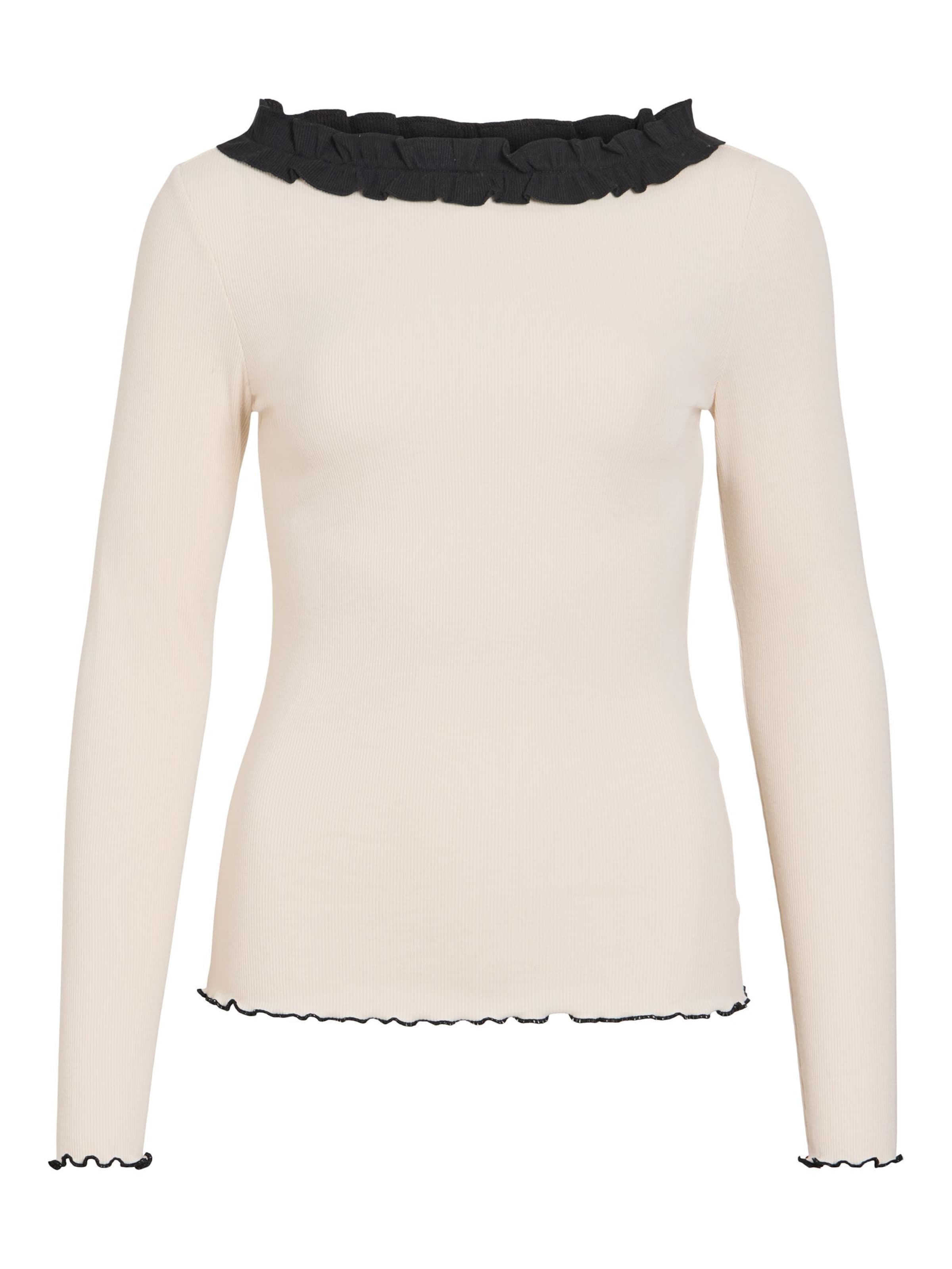 VILA Shirt 'FRANJA' in Beige: front