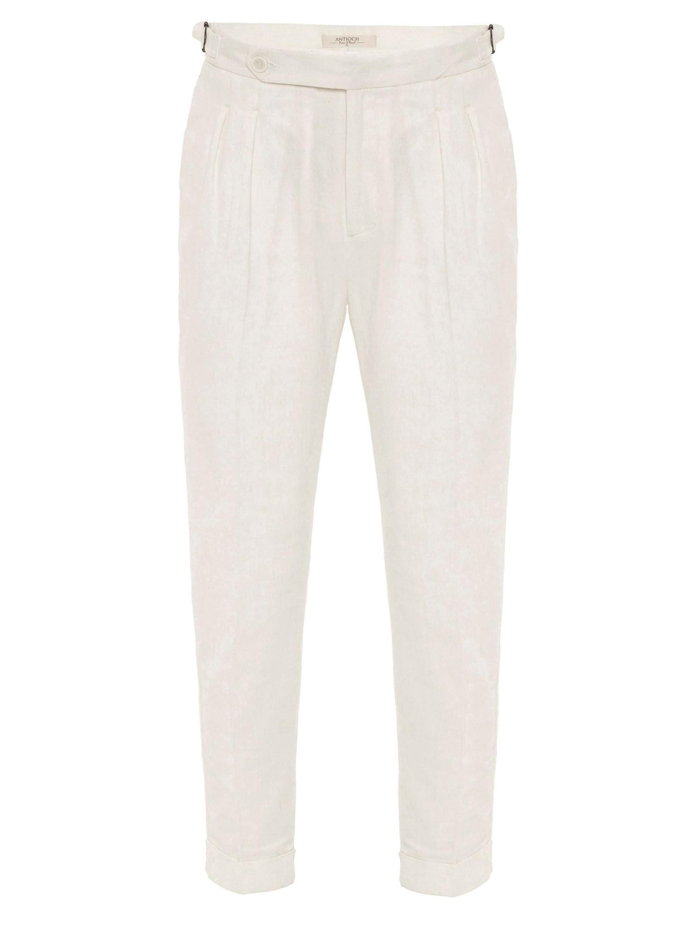 Antioch Обычный Штаны в Белый: спереди