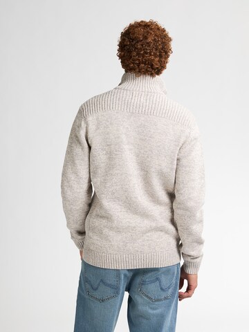 Petrol Industries Knit cardigan in Grey
