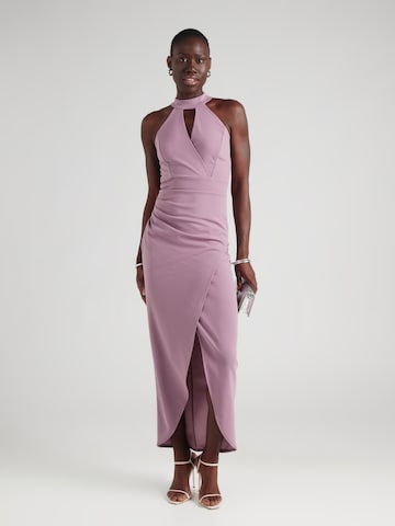WAL G. Evening dress 'SAVANA' in Purple: front