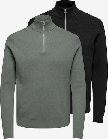 Only & Sons Pullover 'Phil' in Grün: Vorderseite